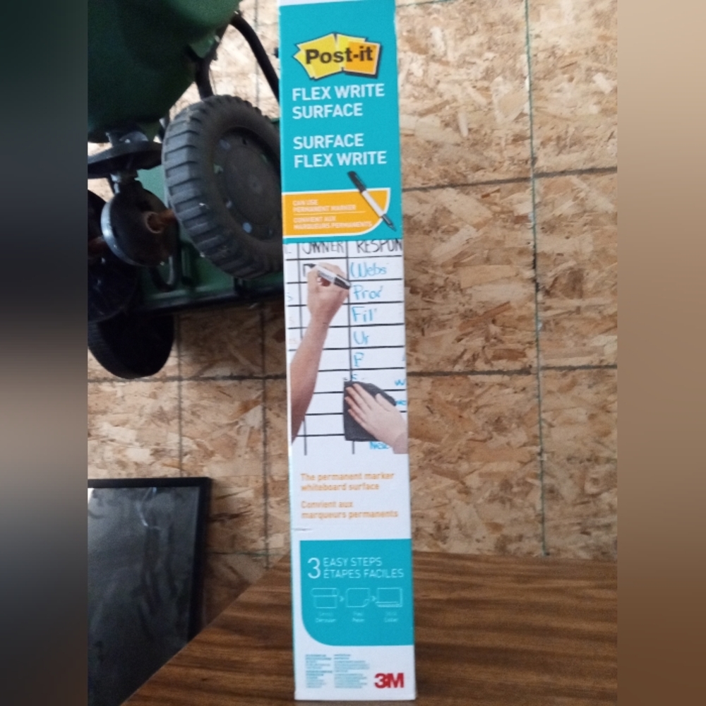 3m flexible dry erase board